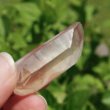 2in 20g Rare Tabby Chisel Pink Lithium Lemurian Quartz Crystal Starbrary, Brazil picture