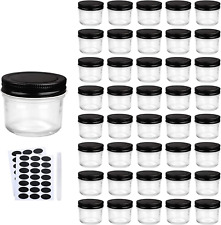 40 Pack 4Oz Glass Jars with Lids,Small Mason Jars Wide Mouth,Mini Canning Jars picture