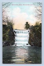 Horseshoe Falls Woonsocket RI Rhode Island Vintage Postcard picture