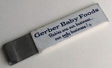 Vintage GERBER BABY FOODS Box Cutter Utility Knive Blade USA picture
