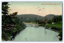 c1910 Baker's River Plymouth New Hampshire NH Antique Posted Postcard picture