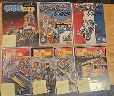 VTG Peterson HOT ROD CYCLE RACIN toons Magazine LOT OF 7 1968-1974 Pete Millar picture
