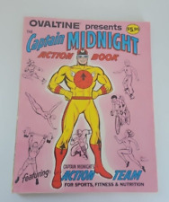Ovaltine Presents Captain Midnight Action Book 1977 Coloring Book Rare Promo picture