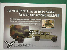 6/2008 PUB SILVER EAGLE FIFTH WHEEL TACTICAL TRAILER UP ARMED HUMVEE ARMY AD picture