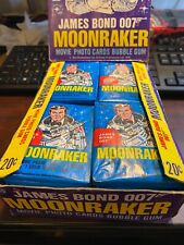 1979 Topps Moonraker Roger Moore James Bond Box 36 Packs Full Box nice condition picture