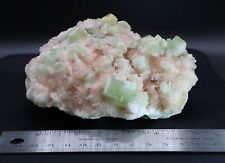 Massive Display Green Apophyllite Cluster Stilbite Crystal Rock Gem Raw Mineral picture