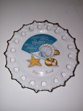 Vintage Virginia Beach Collectors Plate Scalloped 8
