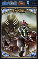 24 Topps Marvel Collect DIGITAL Opulent Optics EPIC Hammer Wielders picture