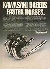 1981 Kawasaki KZ1000 Motorcycle Engine ''Faster Horses'' - Vintage Ad picture
