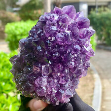 414G Very Rare Natural Amethyst Flower Cluster Specimen Healing picture