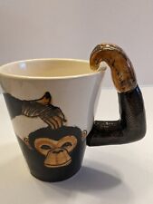 Vintage Monkey Primate 3D Sculpted Coffee Cup Mug picture