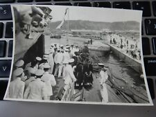 Chinese local dignitaries aboard HMS SUFFOLK  unkown location to research  CHINA picture