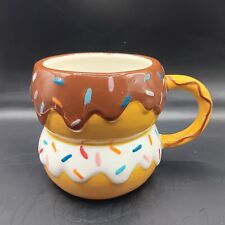 Sprinkled Donut Shaped Coffee Mug Cup, Mainstays 18oz picture
