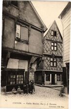 CPA CHINON - Old Houses Rue J.-J. Rousseau (228980) picture