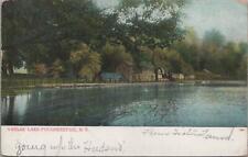 Postcard Vassar Lake Poughkeepsie NY 1911 picture