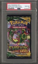 PSA 10,Rayquaza,Evolving Skies,Booster Pack,Pokemon Card,GEM MINT,Low Pop, picture