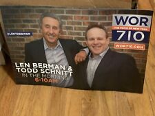 2015 Photo Len Berman And Todd Schnitt In The Morning Citi Field NBC. picture