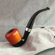 1pcs New Red Wood Durable Wooden Smoking Pipe Tobacco Cigarettes Cigar Pipes picture