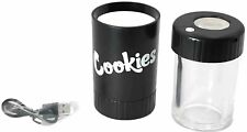 Cookies 4 in 1 Mag Jar grinder With Magnifying Lid Light -Dugout Pipe LED picture