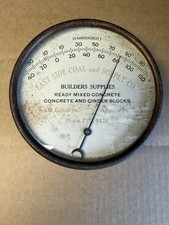 Antique 7" Round Advertising Thermometer Altoona PA East Side Coal and Supply picture