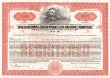 International - Great Northern Railroad - Bond - Railroad Bonds picture