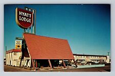Yuma AZ- Arizona, Hyatt Lodge, Advertisement, Antique, Vintage Postcard picture