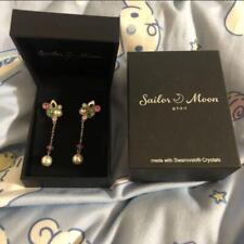 Swarovski x Sailor Moon Jupiter Earrings Isetan Collaboration from Japan USED picture
