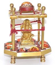 Shri Ashta Siddhi Vinayak  Ganapati Ganesh Chowki God Of Wealth Statue Energized picture