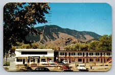 c1957 Foothills Lodge Pikes Peak Classic Vehicles Colorado VINTAGE Postcard picture