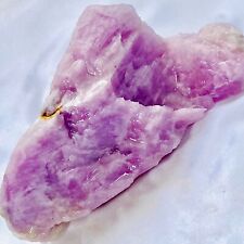 UV ACTIVE Kunzite Nigeria Purple Lilac Raw Natural Rough Crystal Mineral 10 oz picture