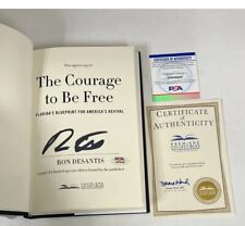 Ron DeSantis Book Signed “THE COURAGE TO BE FREE”  AUTO PSA/DNA picture