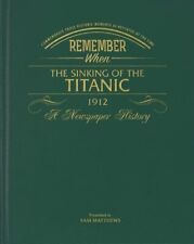 TITANIC The Sinking Personalised History Keepsake Birthday Newspaper Gift Book picture
