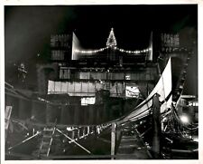 LG44 1966 Original Photo CHRISTMASS TREE @ LOCKHEED SHIPBUILDING & CONSTRUCTION picture
