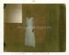 American Girl FOUND PHOTOGRAPH Color WOMAN Original Snapshot VINTAGE 911 16 WW picture