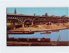 Postcard Innerbelt Freeway Bridge Cuyahoga Valley Cleveland Ohio USA picture