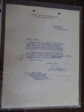Henry Cabot Lodge, Jr/United Nations Rep. TYPED Letter - October 4, 1954 picture