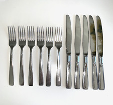 ACCENT Glossy Oneidacraft Flatware 11 Piece Stainless Oneida Deluxe Discontinued picture