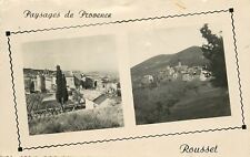 Paysages de Provence Rousset France small country farm town pm1959 RPPC Postcard picture