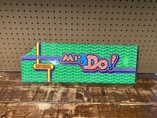Vintage Original Arcade Mr Do's Universal Marquee Sign Video Game 1982 picture
