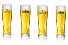 Heineken Holland Beer Glass - XL 20 Oz - New - Set of 4 picture