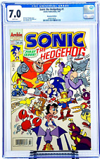 Sonic the Hedgehog #1 CGC 7.5 WP 1993 1st Issue Archie JUST GRADED CLEAR CASE picture