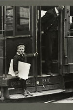Old 4X6 Photo Child labor in the US 1910. Francis, 5 year old, sells regularly.  picture