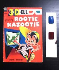 Rootie Kazootie 3-D-ell Comic #1, 1953, G, Includes 3-D Glasses, Baseball Cover picture