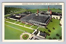 Painesville OH-Ohio, Aerial Industrial Rayon Corporation Plant, Vintage Postcard picture