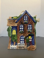 Housewarming Gift Ceramic Gift Bag, "Bags For Keeps" by Bonnie Lee Hand Painted picture