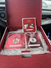 Hallmark Let's Build A Snowman Father Keepsake Club Member Ornament Box 2018 NEW picture