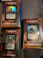 2021 Factory Sealed MTG Magic the Gathering  Commander  LOT of 3 picture