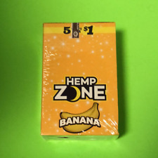 FREE GIFTS🎁Hemp🍁Zone Banana🍌75 High Quality Natural Herbal Rolling Papers💨♨️ picture