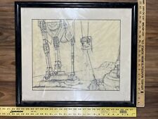 1977 Original Star Wars AT AT Blueprints Tracing For Industrial Light Magic ILM picture