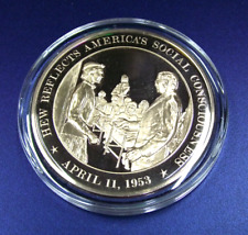 FRANKLIN MINT COIN-APR 11, 1953 - HEW REFLECTS AMERICA'S SOCIAL CONSCIOUSNESS picture